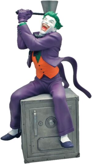 The Joker DC, figurine-tirelire de collection sur coffre-fort par Plastoy