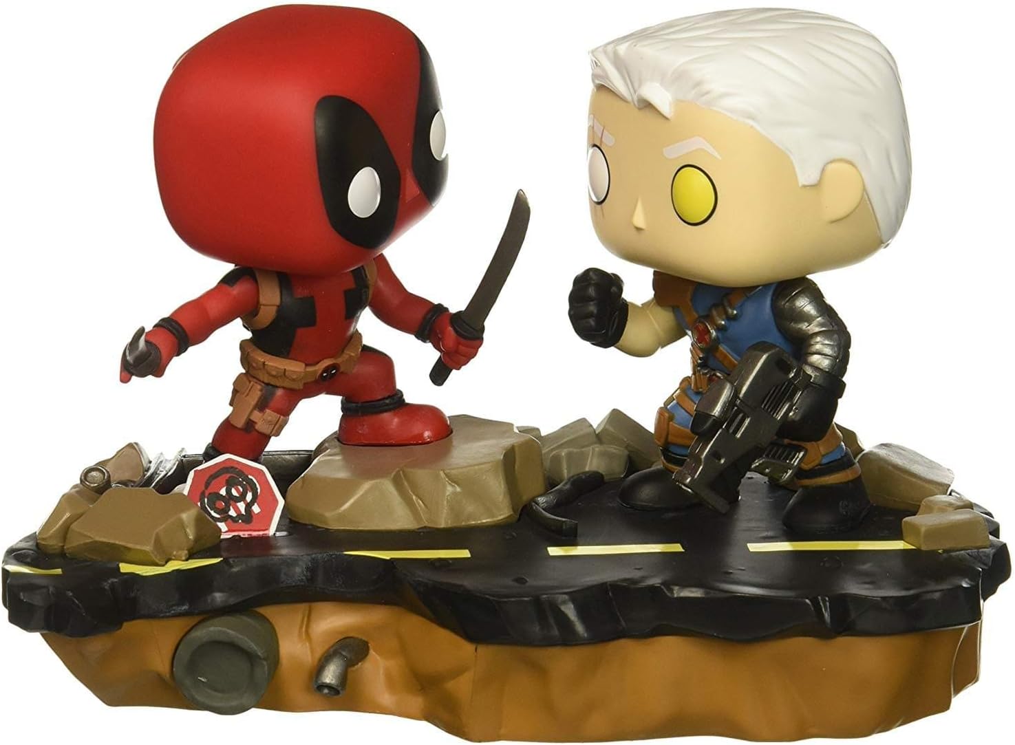 Funko POP! Bobble Marvel Deadpool vs Cable Pack 2 en vinyle 9.5 cm – Image 2