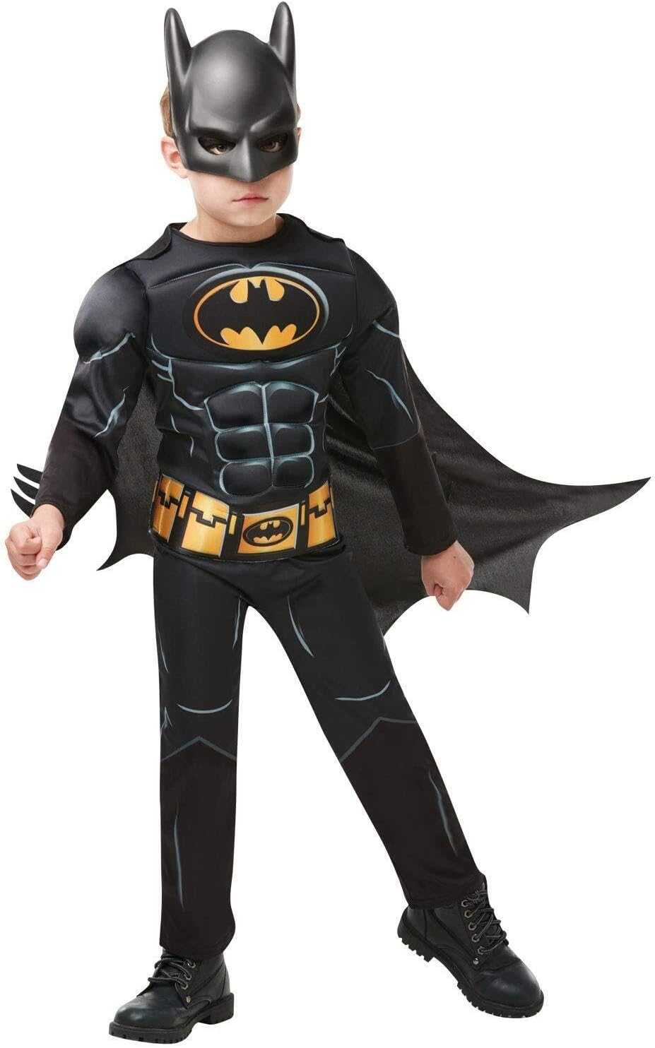 Déguisement enfant DC Batman édition 80 ans avec cape détachable et masque
