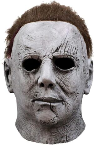 Masque Michael Myers gris en latex pour cosplay Halloween