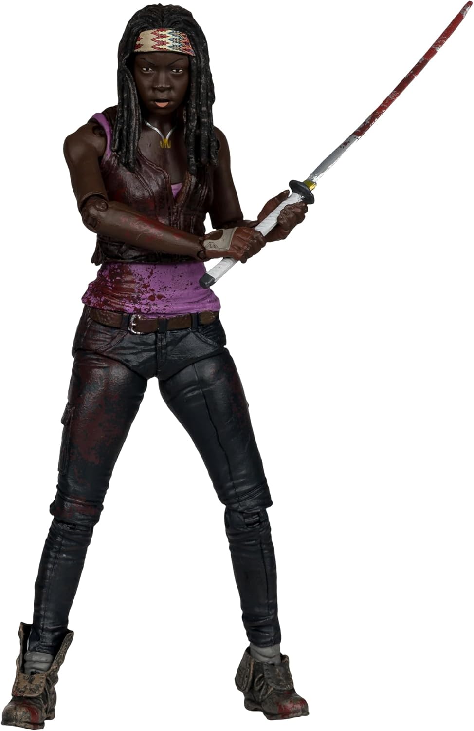 Figurine articulée Michonne The Walking Dead McFarlane Toys 12,7 cm – Image 3