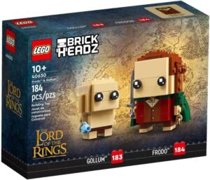 Set LEGO BrickHeadz 40630 Le Hobbit avec Frodo & Gollum