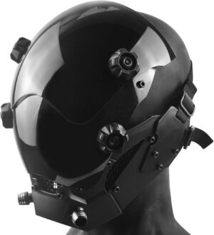 Masque Deadpool futuriste à quatre colonnes pour cosplay