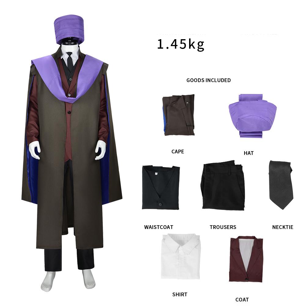 Costume cosplay Harry Potter Quirinus Quirrell tailles XS à 3XL – Image 6