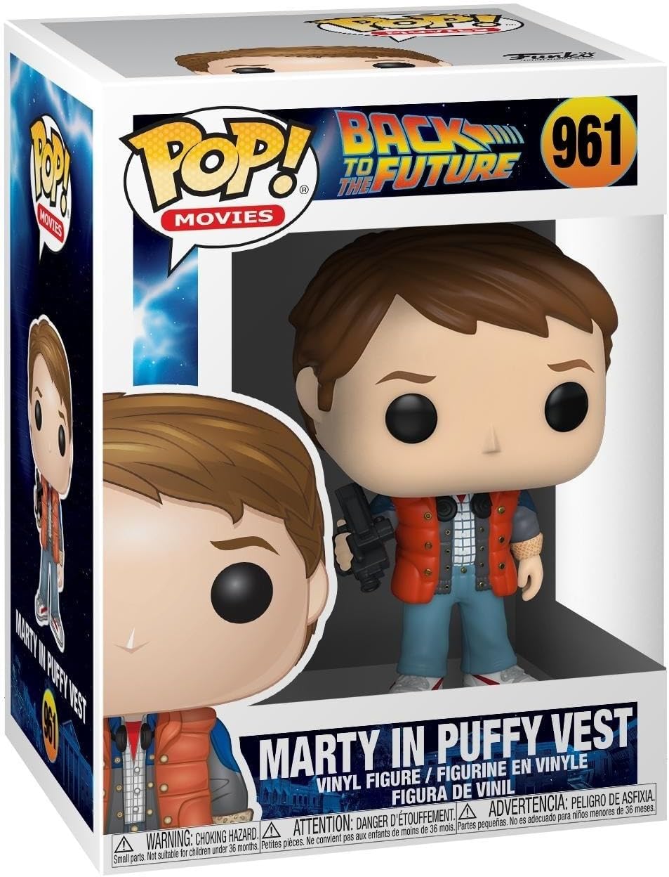 Figurine Funko Pop Marty McFly en vinyle multicolore - Back to the Future