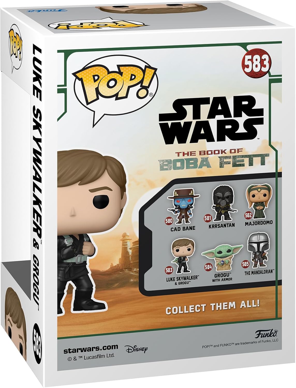Figurine Funko Pop Luke Skywalker Training Star Wars The Book of Boba Fett – Image 4