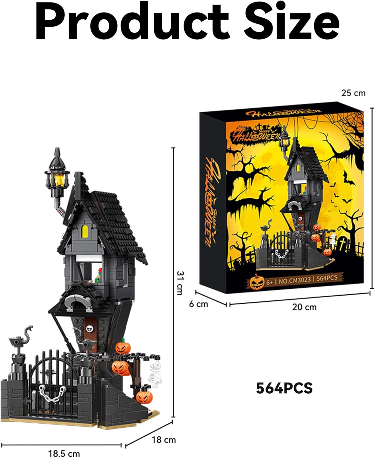 Maison d'horreur micro briques The Walking Dead, 564 pièces – Image 2