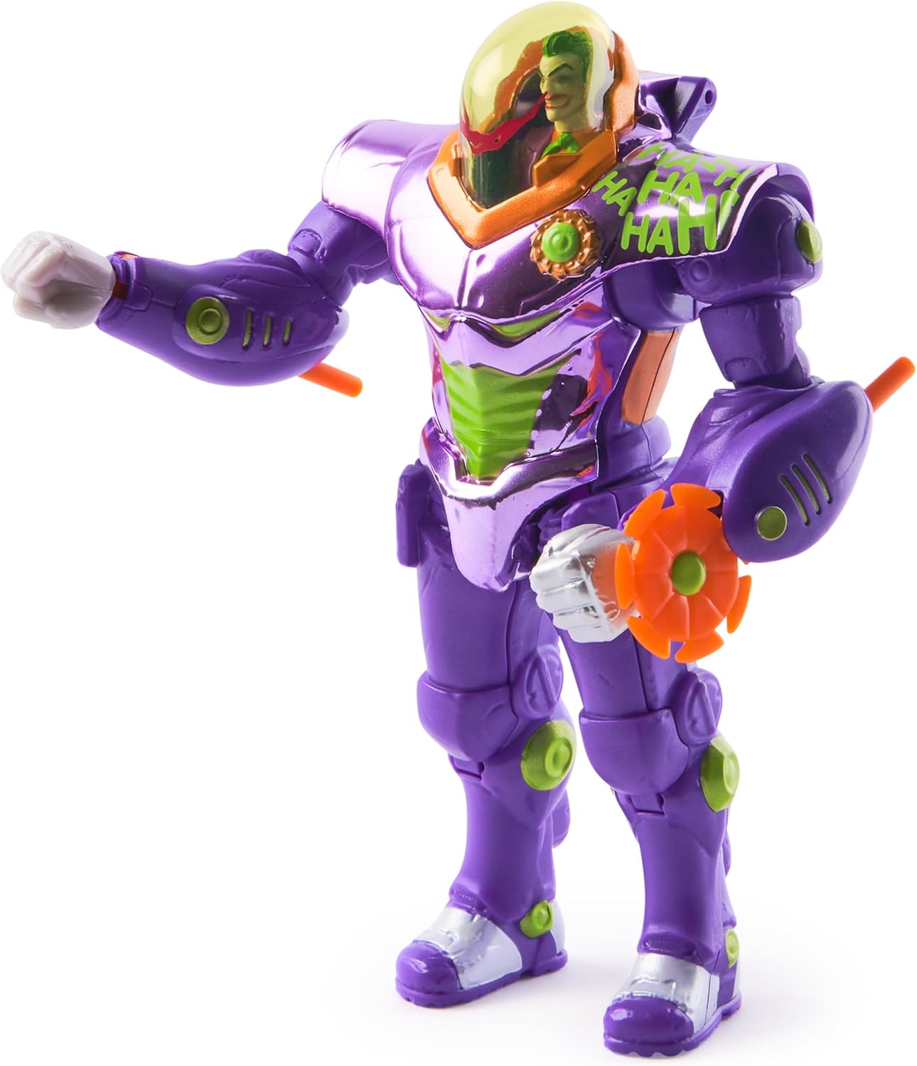 Figurine DC Comics The Joker Metal Force 2 en 1 avec mini figurine et armure intégrés – Image 7