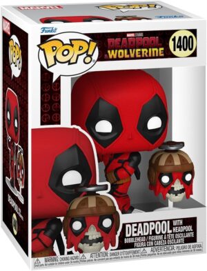 Figurine Deadpool with Headpool Funko Pop! & Buddy 9,5 cm multicolore
