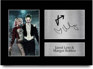 Photo A4 Suicide Squad avec Jared Leto, Margot Robbie, Joker et Harley Quinn