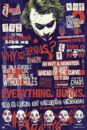 Poster mural Joker Batman The Dark Knight 61 x 91,5 cm