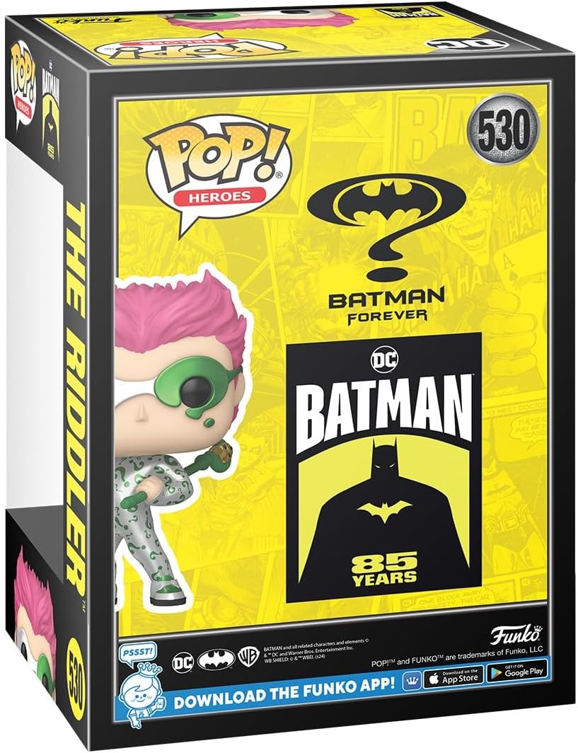 Figurine Funko Pop! The Riddler métallique, Batman Forever 1995 – Image 3