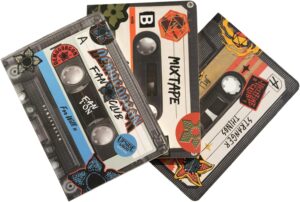 Stranger Things lot de 3 carnets A6 style cassette