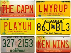 Plaques d'immatriculation Breaking Bad en métal 30x15 cms
