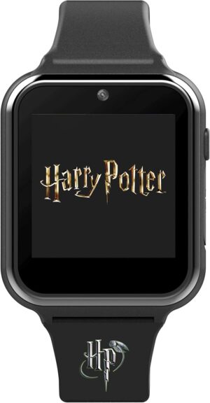 Montre numérique à quartz Harry Potter noire avec bracelet en silicone pour garçon