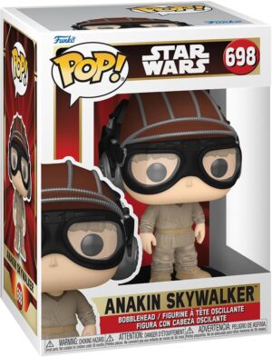 Figurine Funko Pop Star Wars Anakin Skywalker avec casque en vinyle 9,5 cm