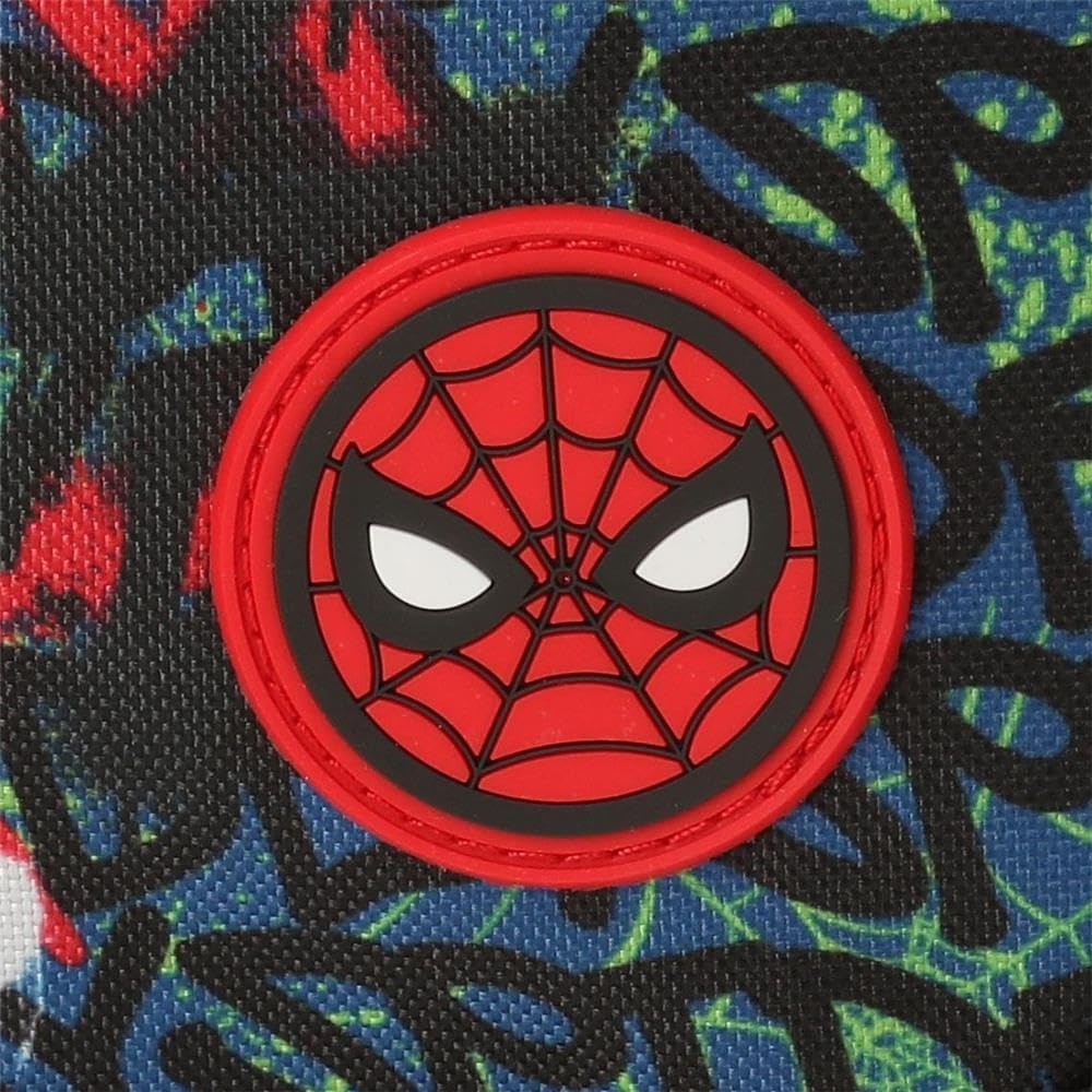 Sac à dos scolaire Marvel Spiderman en polyester avec bretelles réglables – Image 5