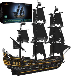 Black Pearl Pirates des Caraïbes en 3180 pièces, set JMBricklayer 40102