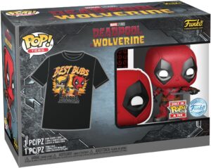 Coffret Deadpool & Wolverine avec T-shirt L et figurine en vinyle