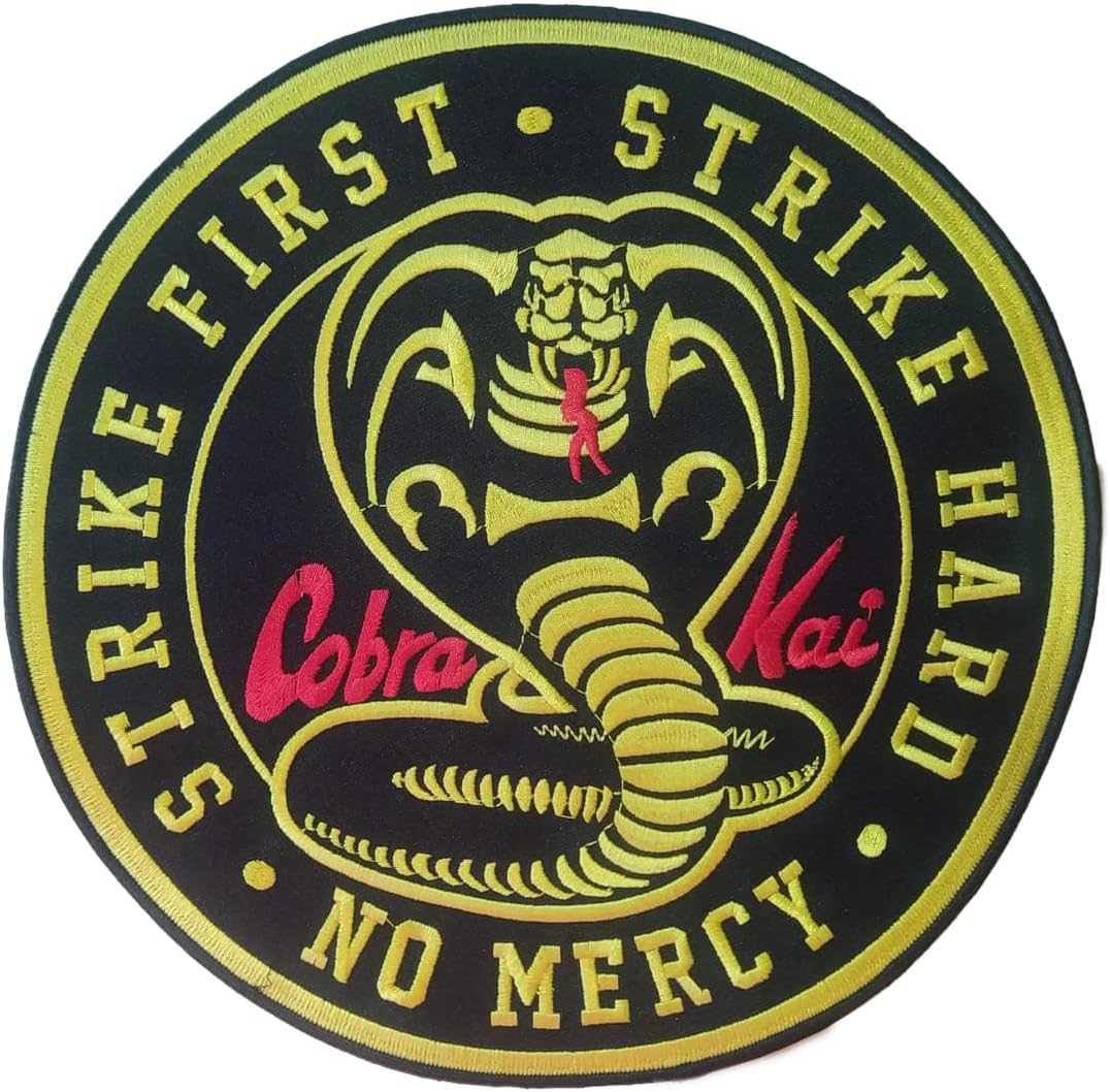 Patch thermocollant Cobra Kai brodé 25.7 cm