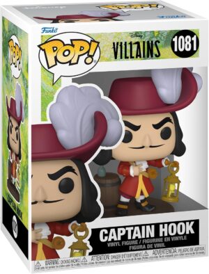 Figurine Funko Pop Captain Hook Disney Villains en vinyle 9.5 cm