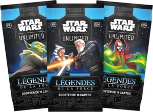 Star Wars Unlimited Légendes de la Force, booster 16 cartes version française