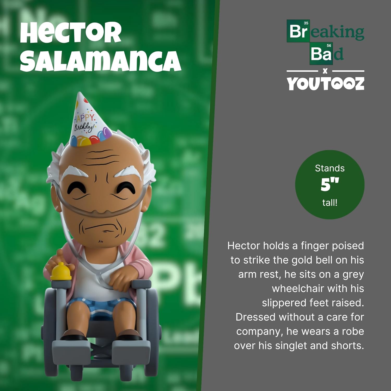 Figurine en vinyle Hector Salamanca 12.7 cm Youtooz Breaking Bad – Image 2