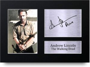 Photo imprimée A4 Rick Grimes Andrew Lincoln, The Walking Dead