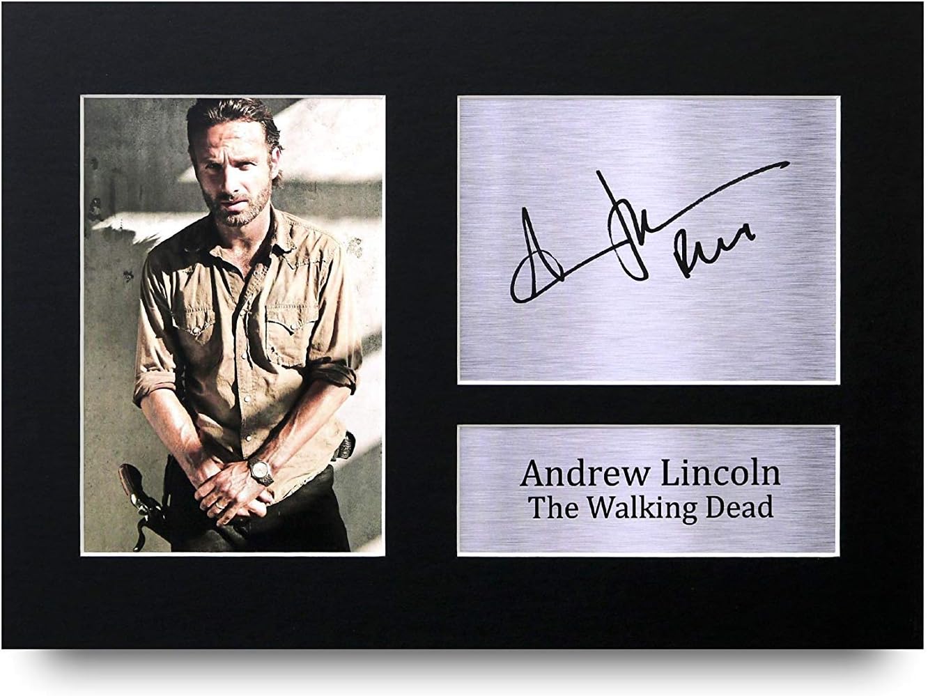 Photo imprimée A4 Rick Grimes Andrew Lincoln, The Walking Dead