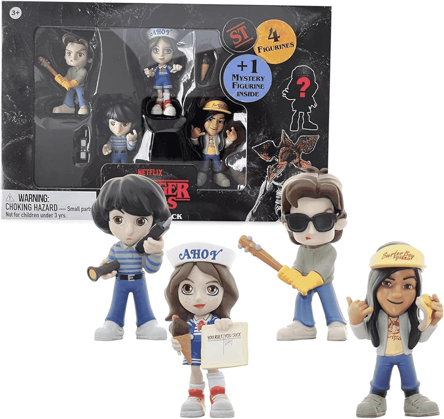 Stranger Things Magic Capsules lot de 5 figurines avec Robin, Mike, Jonathan et Argyle – Image 7