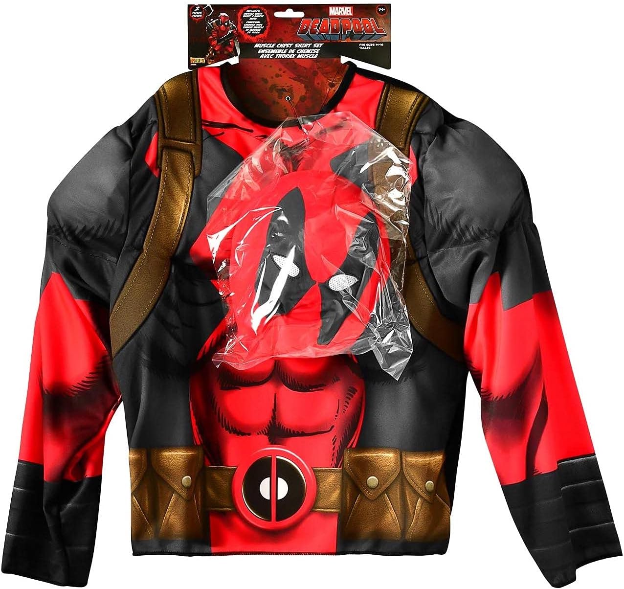 Top luxe Deadpool avec cagoule pour ado 14 ans – Image 2