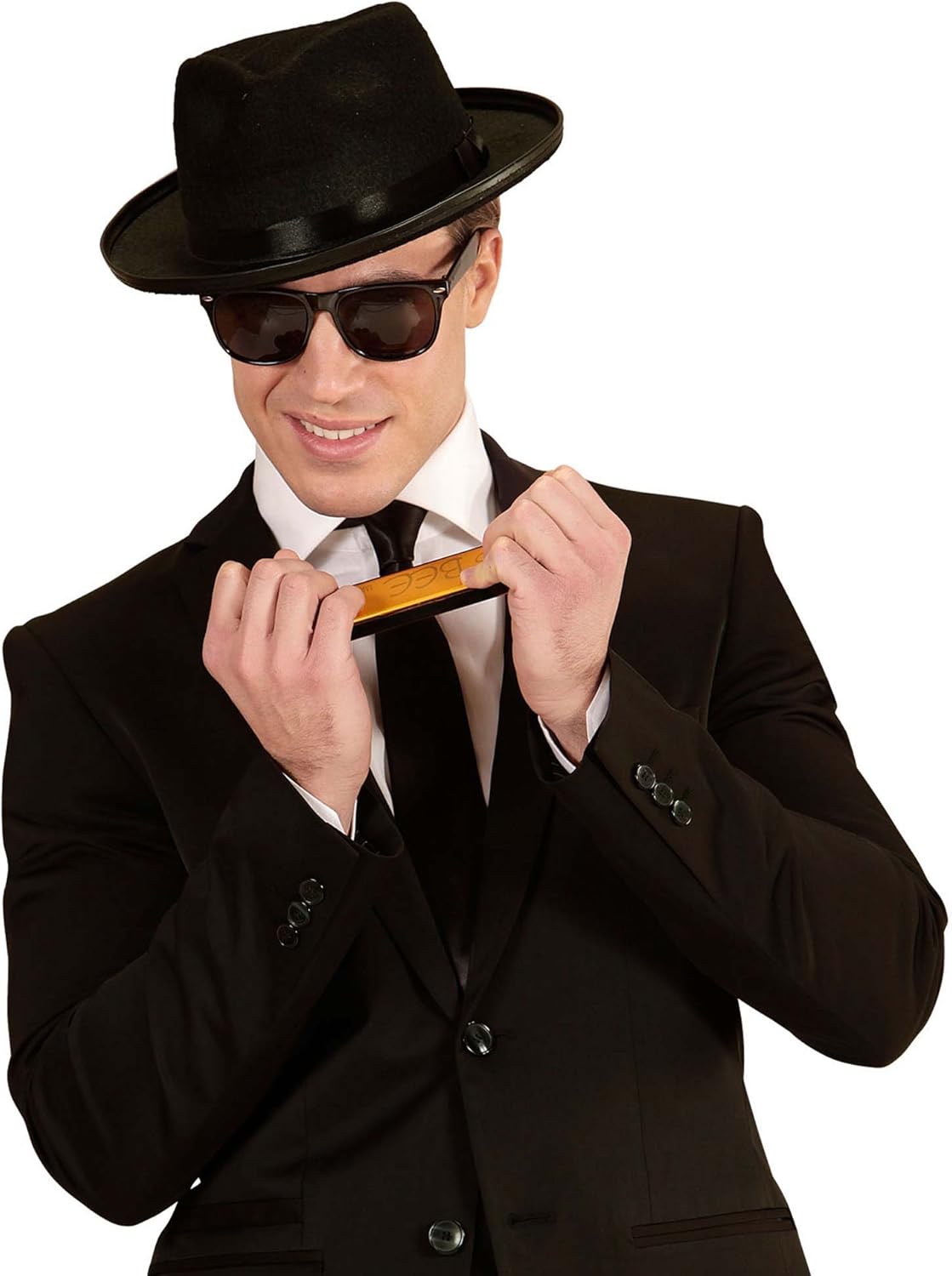 Set Blues Man Breaking Bad avec chapeau et lunettes – Image 4