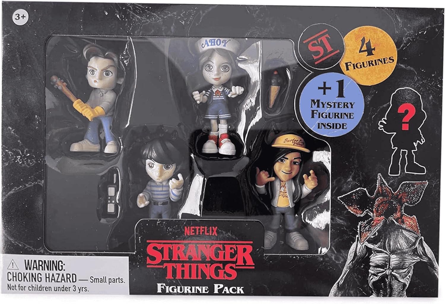 Stranger Things Magic Capsules lot de 5 figurines avec Robin, Mike, Jonathan et Argyle