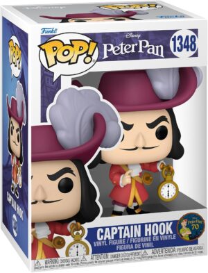 Figurine en vinyle Capitaine Crochet Disney Peter Pan 70 Funko Pop