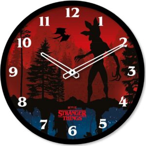 Horloge murale Stranger Things Tête en bas 25 cm