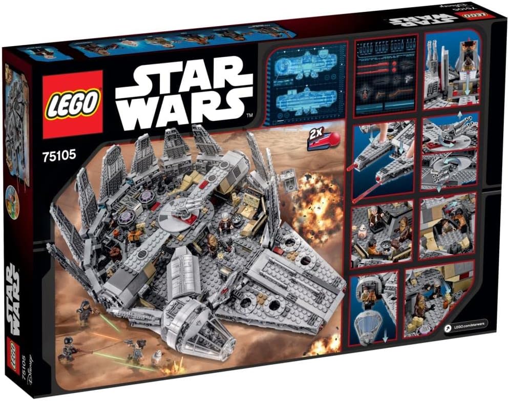Millennium Falcon LEGO Star Wars avec cockpit détachable – Image 6