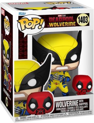 Figurine Funko Pop! Wolverine with Babypool Marvel Deadpool & Wolverine en vinyle