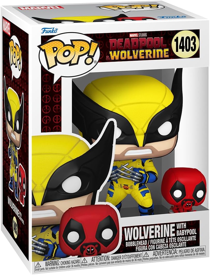 Figurine Funko Pop! Wolverine with Babypool Marvel Deadpool & Wolverine en vinyle