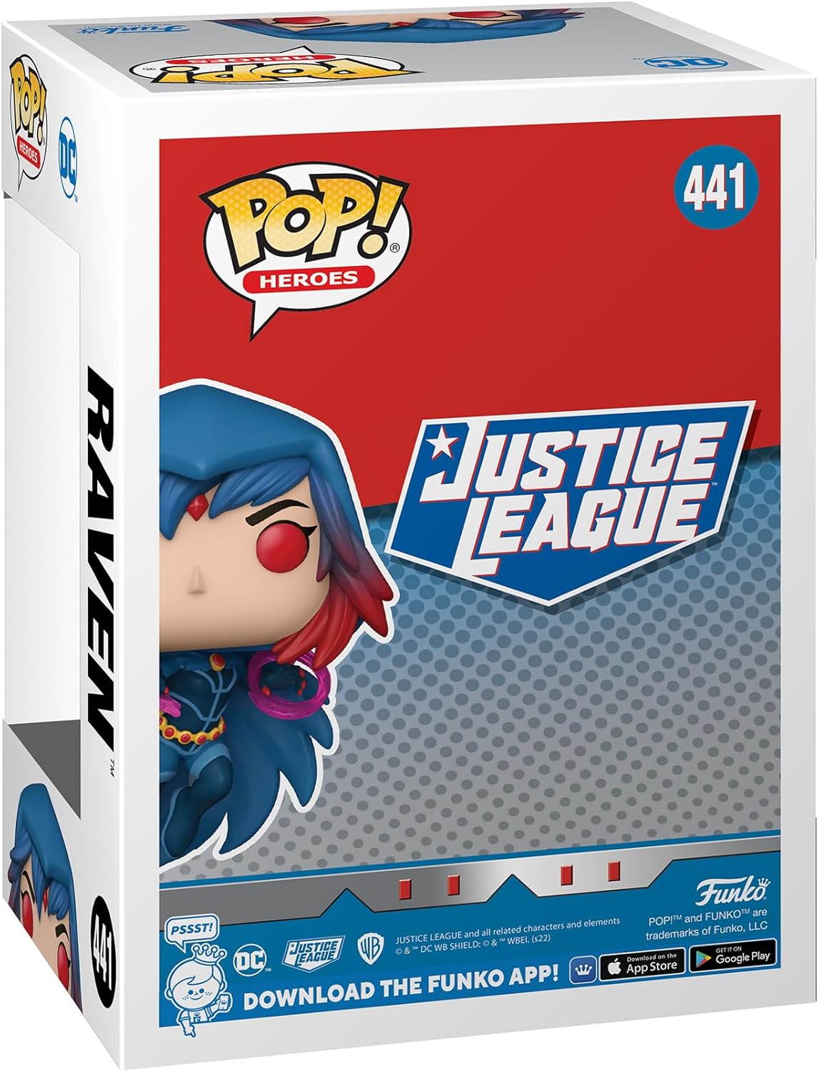 Raven DC Comics Funko Pop! Heroes en vinyle 9.5 cm – Image 4