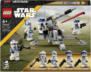LEGO Star Wars 75345 Clone Troopers 501 avec canon AV-7