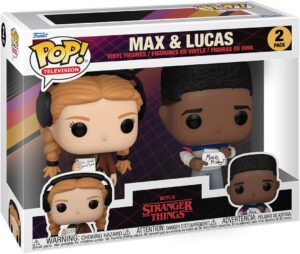 Figurines Max Mayfield & Lucas 2 PK Stranger Things en vinyle