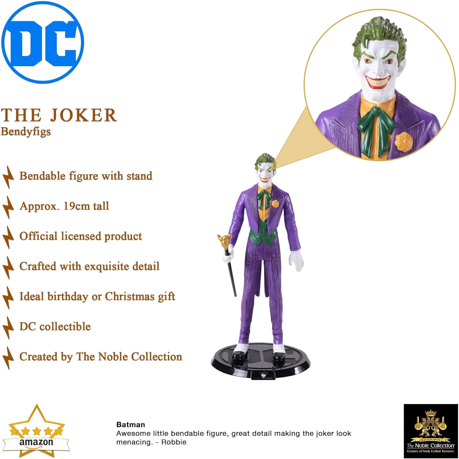 Figurine Bendyfigs The Joker DC Comics en PVC – Image 3