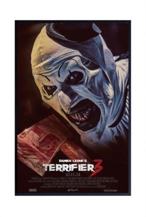 Poster mural Terrifier 3 format 15 x 22,8 pouces sans cadre