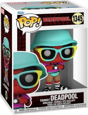 Figurine Funko Pop! Deadpool touriste Marvel en vinyle multicolore