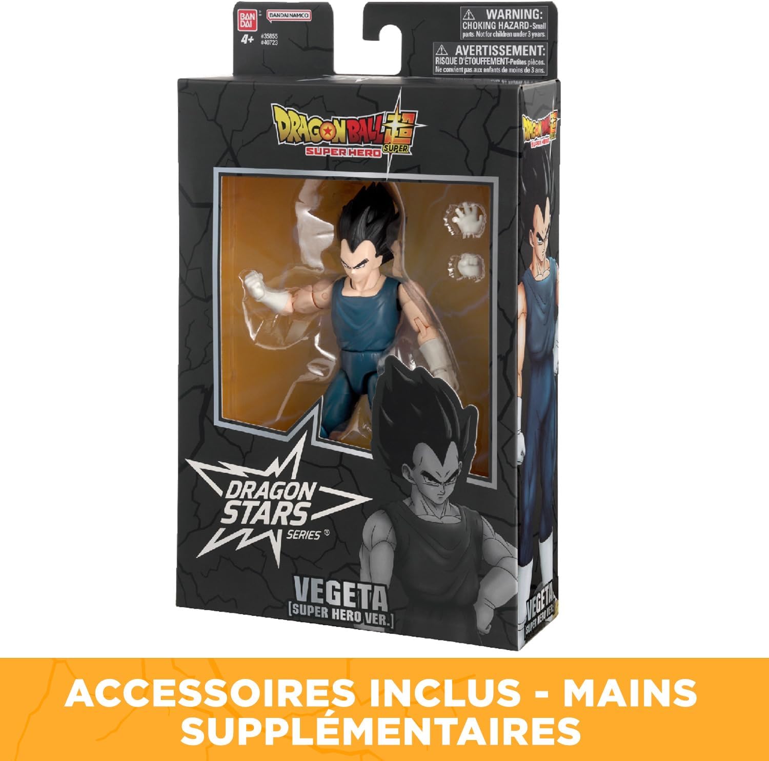 Figurine articulée Vegeta 17 cm Bandai Dragon Ball Super Super Hero – Image 6
