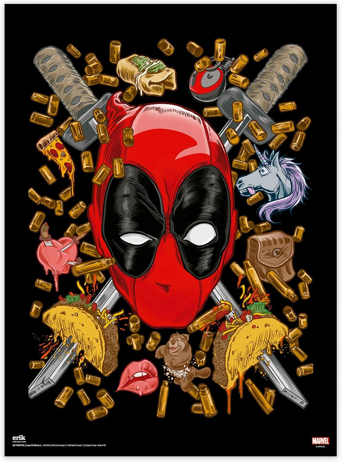 Deadpool Marvel, lot de 2 mini posters 52 x 38 cm – Image 3