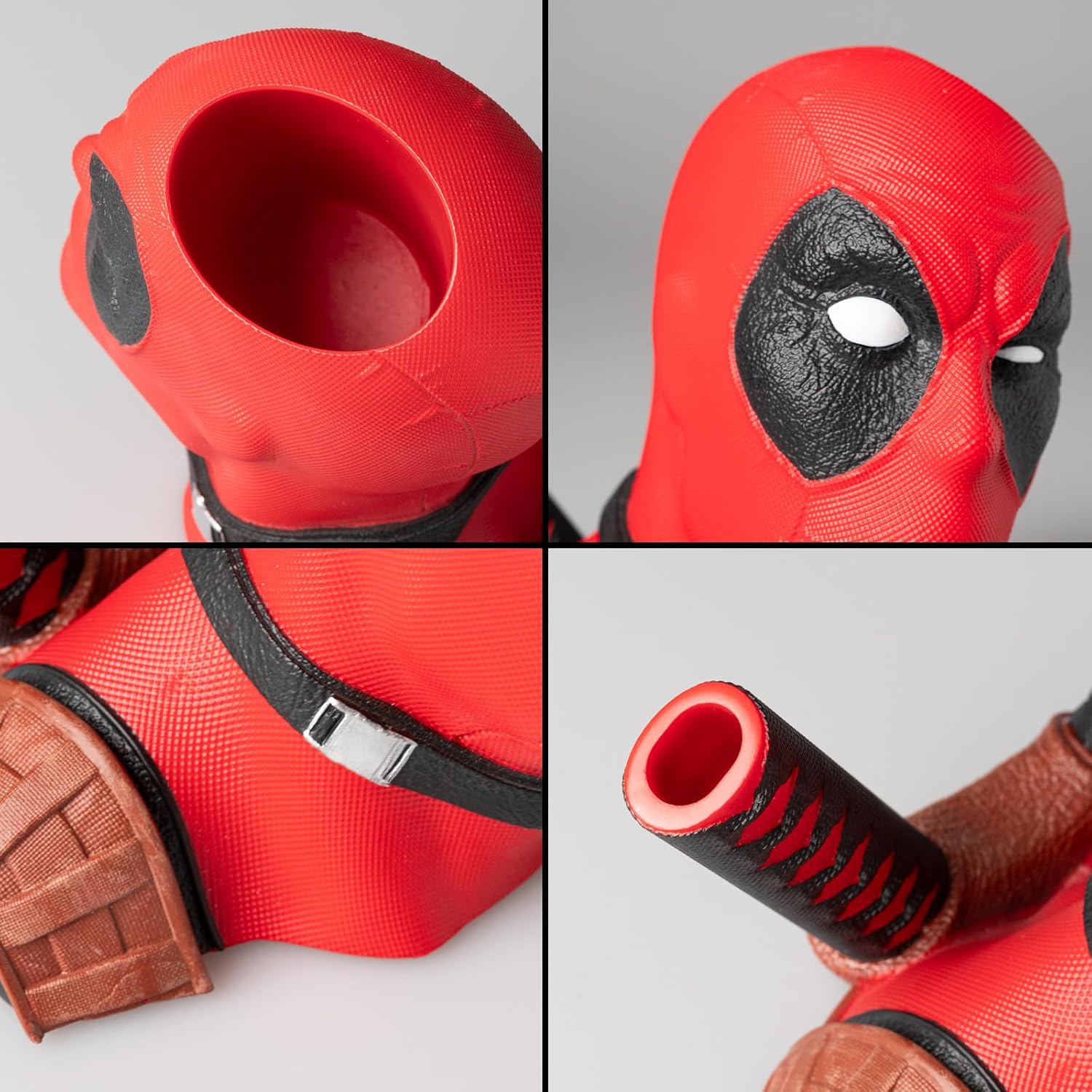 Pot à crayons Deadpool Marvel rouge à 3 compartiments – Image 5