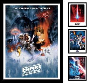 Affiche Star Wars The Empire Strikes Back 30 x 40 cm style simple