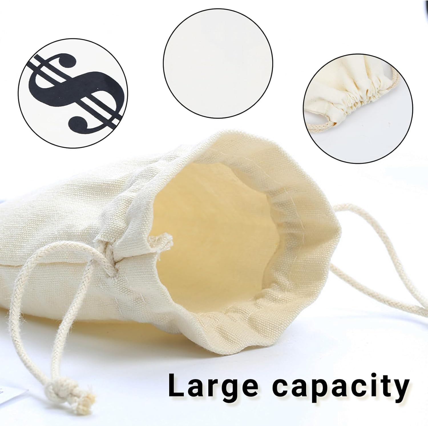 Déguisement enfant Casa de Papel voleur avec sac dollar et accessoires – Image 4