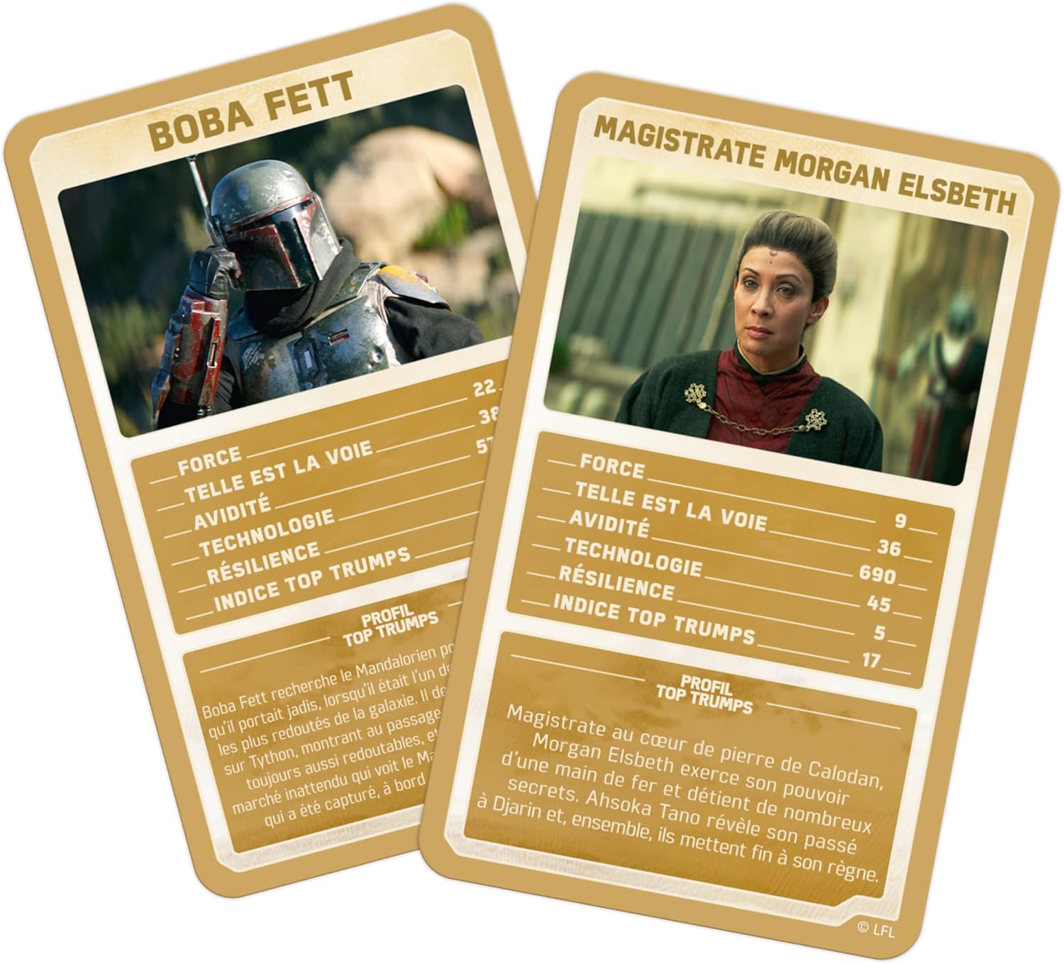 Top Trumps Star Wars The Mandalorian, jeu de cartes de bataille 2 à 6 joueurs – Image 2